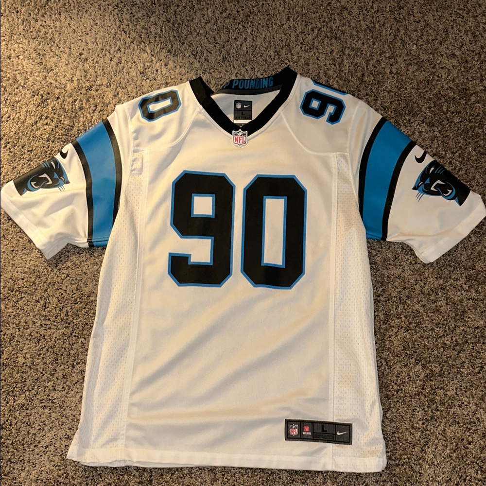 Nike Julius Peppers Carolina Panthers Away Jersey